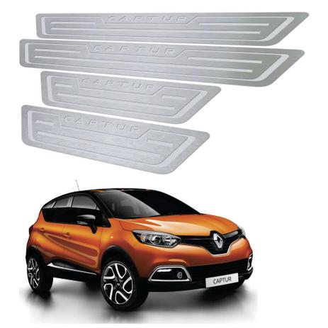 Soleira de porta renault captur 2018 até 2019 aço inox - 3R Acessórios Menor preço em Soleira de porta renault captur 2018 até 2019 aço inox - 3R Acessórios