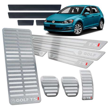 Soleira Pedaleira Descanso Golf Tsi 2014/2019 I Manual Prata - Jr Menor preço em Soleira Pedaleira Descanso Golf Tsi 2014/2019 I Manual Prata - Jr