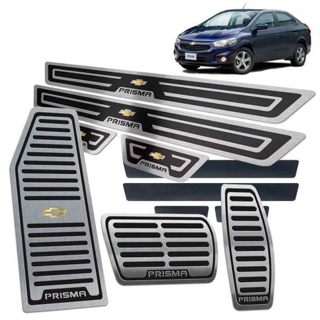 Soleira Pedaleira Descanso Prisma 2013/2019 Aut. Preto AR - JR PARTS Menor preço em Soleira Pedaleira Descanso Prisma 2013/2019 Aut. Preto AR - JR PARTS