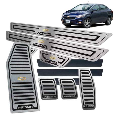 Soleira Pedaleira Descanso Prisma 2013/2019 Manual Preto - Jr Menor preço em Soleira Pedaleira Descanso Prisma 2013/2019 Manual Preto - Jr