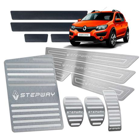 Soleira Pedaleira Descanso Sandero Stepway 2014/19 Manual - Jr Menor preço em Soleira Pedaleira Descanso Sandero Stepway 2014/19 Manual - Jr