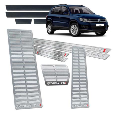 Soleira Pedaleira Descanso Tiguan Tsi 2012/17 I Prata Relevo - Jr Menor preço em Soleira Pedaleira Descanso Tiguan Tsi 2012/17 I Prata Relevo - Jr