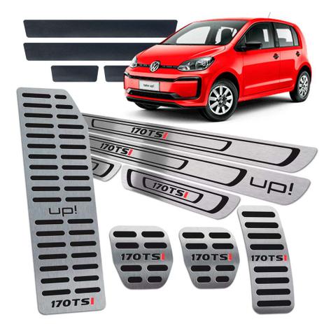 Soleira Pedaleira Descanso Up 170 Tsi 2018/2020 Preto - Jr Menor preço em Soleira Pedaleira Descanso Up 170 Tsi 2018/2020 Preto - Jr