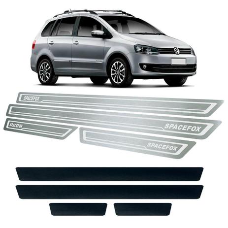 Soleira Porta Vinil Volkswagen Spacefox 2006 A 2013 Aço Inox - Three parts Menor preço em Soleira Porta Vinil Volkswagen Spacefox 2006 A 2013 Aço Inox - Three parts