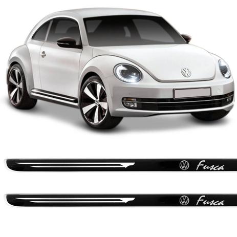 Soleira Resinada Volkswagen Fusca 53 a 18 Preto Protetora Adesiva 2 Peças com Grafia Personalizada - Prime é boa?