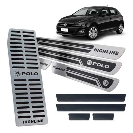 Soleira Vinil Descanso Polo Highline 2018 2019 Preto Relevo - Jr Menor preço em Soleira Vinil Descanso Polo Highline 2018 2019 Preto Relevo - Jr