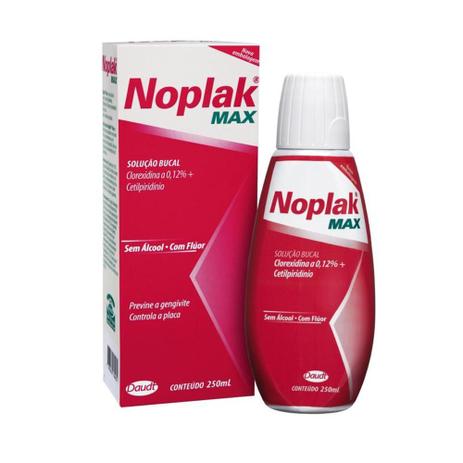 Solução Bucal Noplak Max Com Flúor com 250mL - Laboratorio daudt oliveir Menor preço em Solução Bucal Noplak Max Com Flúor com 250mL - Laboratorio daudt oliveir