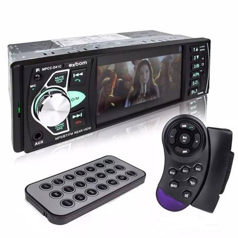 Som Automotivo com Bluetooth/FM/USB/SD MPCC-D41C 2513 - Exbom Menor preço em Som Automotivo com Bluetooth/FM/USB/SD MPCC-D41C 2513 - Exbom