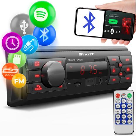 Som Automotivo MP3 Player Shutt Montana com USB Bluetooth Leitor de Cartão SD Aux P2 RCA 1 Din é boa?