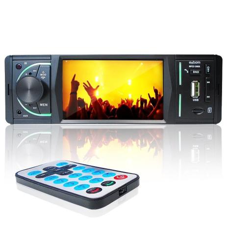 Som Automotivo Mp5 Mp3 Player Tela 4 Fm Usb Aux Bluetooth Cartão Micro SD - Exbom Menor preço em Som Automotivo Mp5 Mp3 Player Tela 4 Fm Usb Aux Bluetooth Cartão Micro SD - Exbom