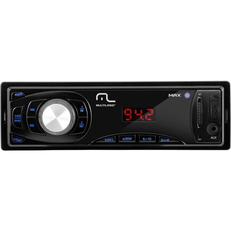 Som Automotivo Multilaser Max P3208 MP3 Player - Rádio FM Entrada USB Auxiliar/SD Card Menor preço em Som Automotivo Multilaser Max P3208 MP3 Player - Rádio FM Entrada USB Auxiliar/SD Card
