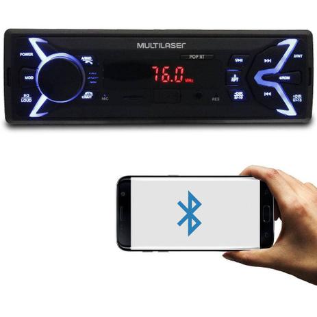 Som Automotivo Multilaser Pop Bluetooth MP3 FM USB Menor preço em Som Automotivo Multilaser Pop Bluetooth MP3 FM USB