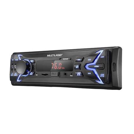 Som Automotivo Multilaser Pop P3335 Led 4X25W USB/SD/AUX Preto Menor preço em Som Automotivo Multilaser Pop P3335 Led 4X25W USB/SD/AUX Preto