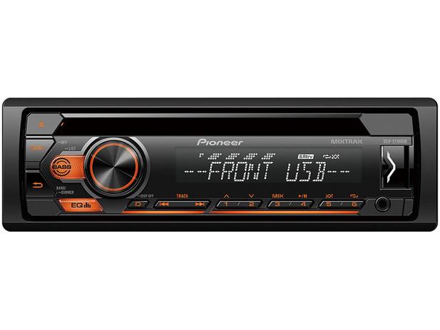 Som Automotivo Pioneer CD e MP3 Player - Rádio AM/FM Entrada USB e Auxiliar DEH-S1180UB Menor preço em Som Automotivo Pioneer CD e MP3 Player - Rádio AM/FM Entrada USB e Auxiliar DEH-S1180UB