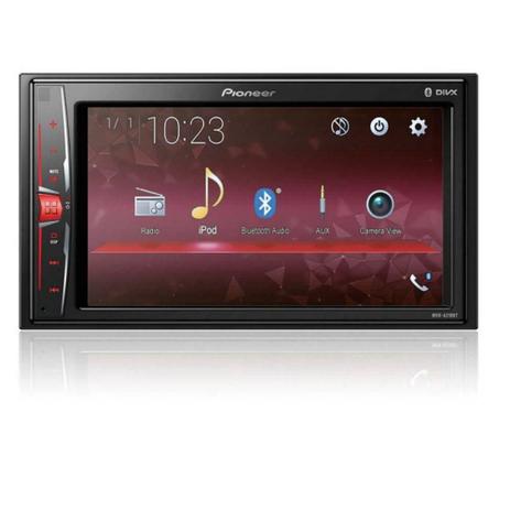 Som Automotivo Pioneer MVH-A218BT, 2 DIN, Tela 6.2” WVGA, Bluetooth, Auxiliar, USB, MP3, Rádio AM/FM Menor preço em Som Automotivo Pioneer MVH-A218BT, 2 DIN, Tela 6.2” WVGA, Bluetooth, Auxiliar, USB, MP3, Rádio AM/FM
