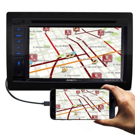Som Automotivo Positron PST SP8530BT 2DIN Bluetooth/USB/6.1/DVD/CD/Mirror Connect Menor preço em Som Automotivo Positron PST SP8530BT 2DIN Bluetooth/USB/6.1/DVD/CD/Mirror Connect