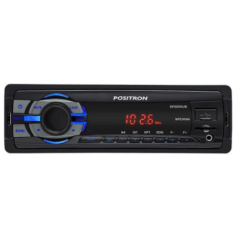 Som Automotivo SP2210UB Media Receiver, MP3, USB, Leitor de Cartão, Entrada Auxiliar - Pósitron - PÃ³sitron