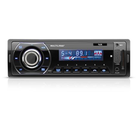 Som Automotivo Talk 1 Din Bluetooth MP3 LCD 4x45WRMS Rádio FM + Entrada Cartão SD + USB + AUX Multilaser - P3214 é boa?
