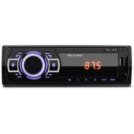 SOM MP3 Player Automotivo Multilaser New One USB SD Card MMC P3318 Menor preço em SOM MP3 Player Automotivo Multilaser New One USB SD Card MMC P3318