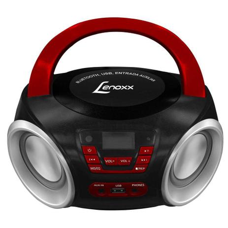 Som Portátil Lenoxx Boombox BD-110A Bivolt Menor preço em Som Portátil Lenoxx Boombox BD-110A Bivolt