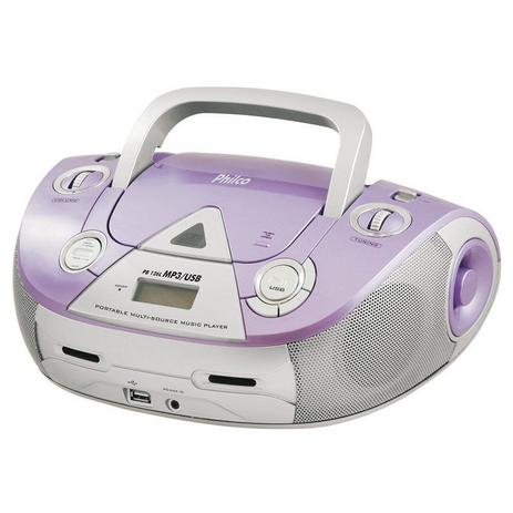Som Portátil Philco PB126L com CD Player MP3, Rádio FM, Entrada USB/Auxiliar de Áudio Menor preço em Som Portátil Philco PB126L com CD Player MP3, Rádio FM, Entrada USB/Auxiliar de Áudio