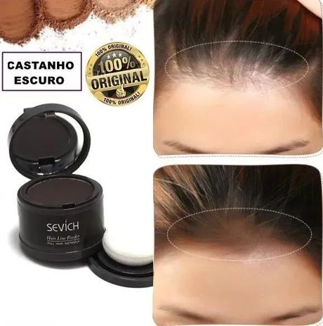 Menor preço em sombra capilar sevich reparação de cabelo COR CASTANHO ESCURO - TOPPIK