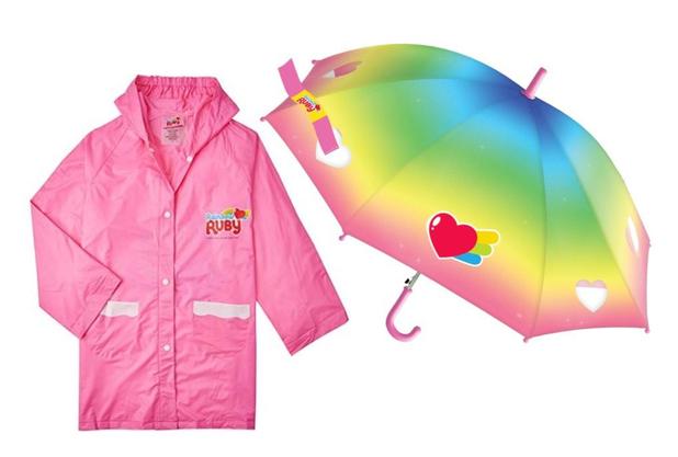 Sombrinha + Capa De Chuva Touca Bolso Ruby Rainbow Tamanho M - Brizi é boa?