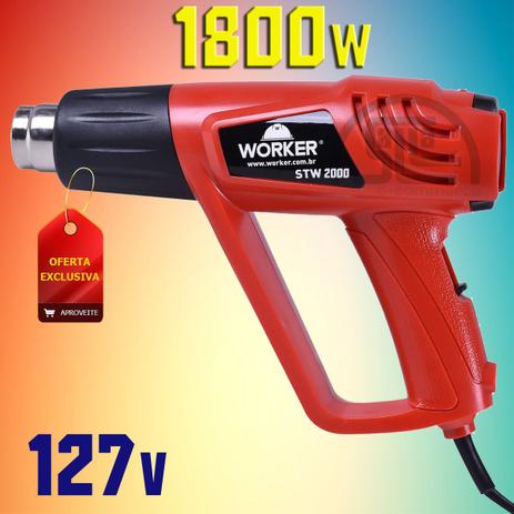 Soprador Secador Térmico Elétrico 18000w Worker 127v STW2000 Menor preço em Soprador Secador Térmico Elétrico 18000w Worker 127v STW2000