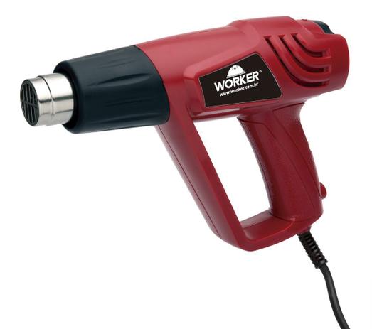 Soprador Térmico 1800W 220V 3 Estágios C/ Acessórios Worker Menor preço em Soprador Térmico 1800W 220V 3 Estágios C/ Acessórios Worker