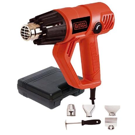 Soprador Térmico 1800W Com Maleta e Kit 5 Acessórios 220V Black Decker Menor preço em Soprador Térmico 1800W Com Maleta e Kit 5 Acessórios 220V Black Decker