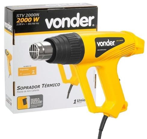 Soprador Térmico Profissional Ar Quente Pistola 220v 2000w - Vonder Menor preço em Soprador Térmico Profissional Ar Quente Pistola 220v 2000w - Vonder