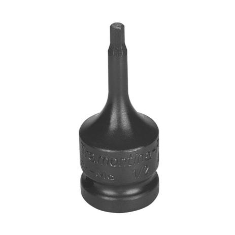 Soquete de impacto ponta allen em aço cromo molibdênio 4 mm encaixe 1/2” - Tramontina pro Menor preço em Soquete de impacto ponta allen em aço cromo molibdênio 4 mm encaixe 1/2” - Tramontina pro
