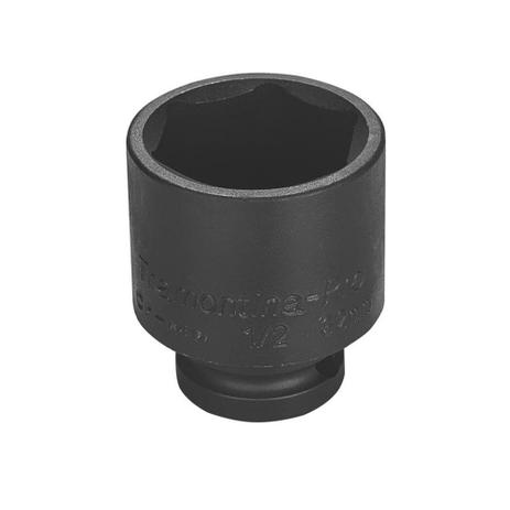 Menor preço em Soquete de impacto sextavado em aço cromo molibdênio 35 mm encaixe 1/2” - Tramontina pro