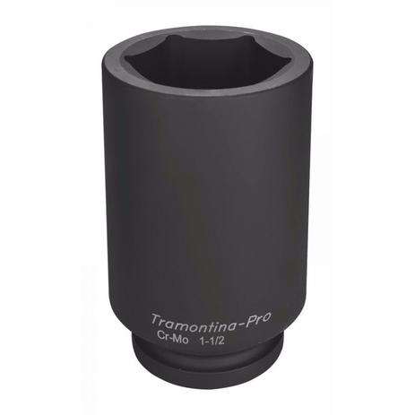Soquete de Impacto Sextavado Longo 75mm Encaixe 1.1/2” Tramontina PRO Menor preço em Soquete de Impacto Sextavado Longo 75mm Encaixe 1.1/2” Tramontina PRO