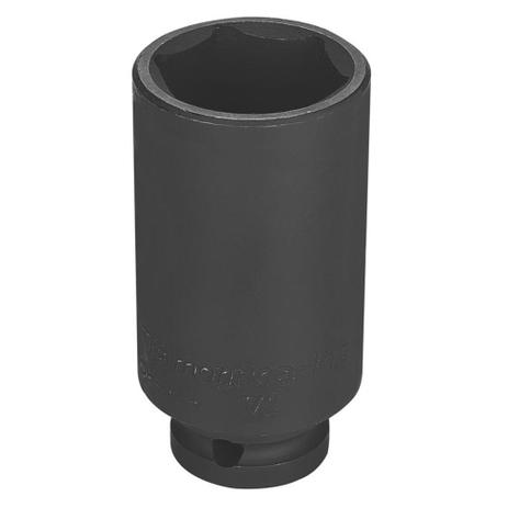 Soquete de impacto sextavado longo em aço cromo molibdênio 30 mm encaixe 1/2” - Tramontina pro Menor preço em Soquete de impacto sextavado longo em aço cromo molibdênio 30 mm encaixe 1/2” - Tramontina pro