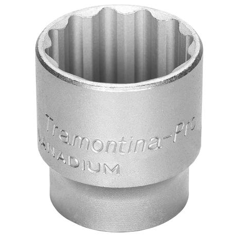 Menor preço em Soquete Estriado 1/2 27mm Aço Cromo 44833127 Tramontina