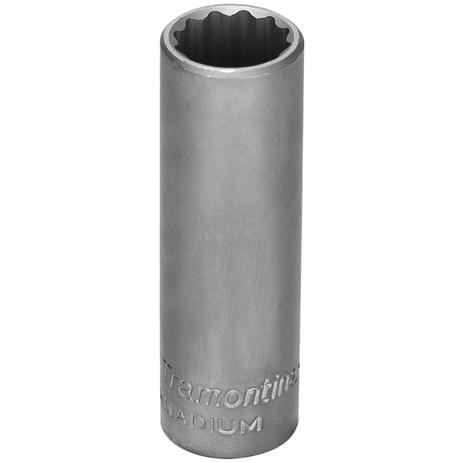 Menor preço em Soquete Estriado 3/8pol X 14mm Aço Cromo 44868114 Tramontina