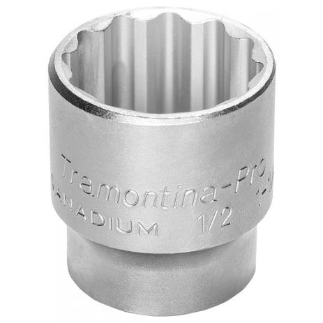 Soquete Estriado 5/8” Encaixe 1/2” Tramontina PRO Menor preço em Soquete Estriado 5/8” Encaixe 1/2” Tramontina PRO
