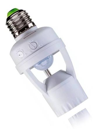 Soquete Sensor De Presença Lâmpada Bocal E27 Movimento 360º - WORLD COMP Menor preço em Soquete Sensor De Presença Lâmpada Bocal E27 Movimento 360º - WORLD COMP