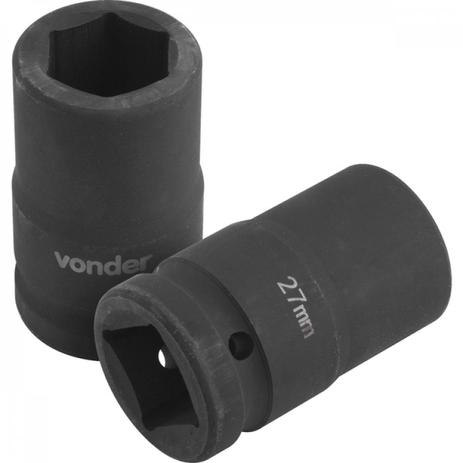 Soquete sextavado 27 mm para chave de roda desforcímetro/multiplicador de torque com encaixe 1” Vonder Menor preço em Soquete sextavado 27 mm para chave de roda desforcímetro/multiplicador de torque com encaixe 1” Vonder