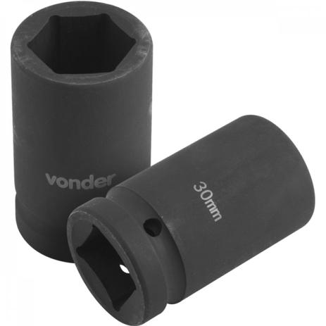 Soquete sextavado 30 mm para chave de roda desforcímetro/multiplicador de torque com encaixe 1” Vonder Menor preço em Soquete sextavado 30 mm para chave de roda desforcímetro/multiplicador de torque com encaixe 1” Vonder