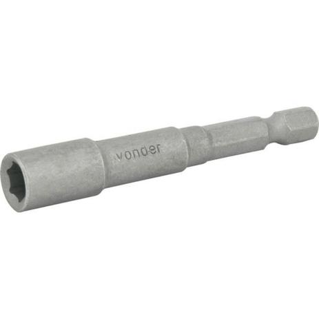 Soquete sextavado magnetico 1/4” - Vonder Menor preço em Soquete sextavado magnetico 1/4” - Vonder