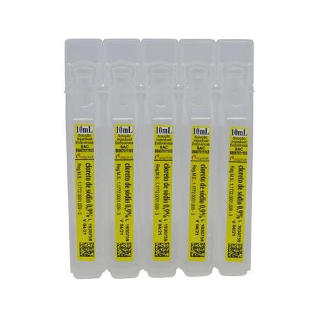 Soro Fisiológico Cloreto de Sódio 0,9% 10ml Equiplex 200un Menor preço em Soro Fisiológico Cloreto de Sódio 0,9% 10ml Equiplex 200un
