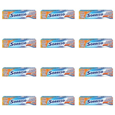 Sorriso Creme Dental Branco C/ Flúor 180g (Kit C/12) é boa?