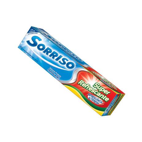 Sorriso Creme Dental Super Refrescante 90g Menor preço em Sorriso Creme Dental Super Refrescante 90g