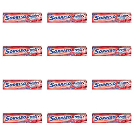 Sorriso Fresh Menthol Creme Dental 90g (Kit C/12) Menor preço em Sorriso Fresh Menthol Creme Dental 90g (Kit C/12)