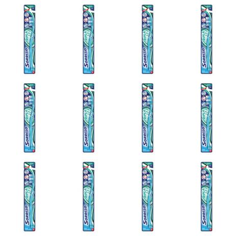 Sorriso Tripla 123 Escova Dental Macia (Kit C/12) Menor preço em Sorriso Tripla 123 Escova Dental Macia (Kit C/12)
