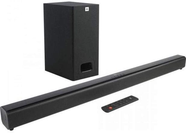 Soundbar JBL Cinema SB130 55W RMS 2.1 Preto Menor preço em Soundbar JBL Cinema SB130 55W RMS 2.1 Preto