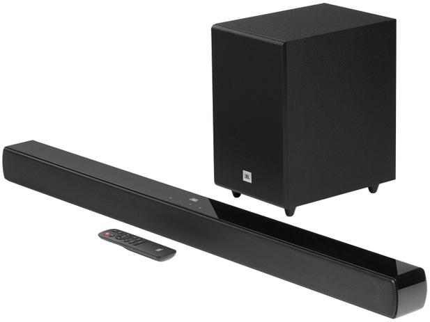 Soundbar JBL Cinema SB140 com Subwoofer - Bluetooth 110W 2.1 Canais Menor preço em Soundbar JBL Cinema SB140 com Subwoofer - Bluetooth 110W 2.1 Canais