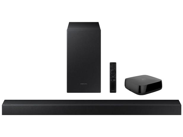 Soundbar Samsung HW-T450/ZD com Subwoofer - Bluetooth 200W + Controle Inteligente Universal Menor preço em Soundbar Samsung HW-T450/ZD com Subwoofer - Bluetooth 200W + Controle Inteligente Universal